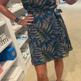 Camden Dress in Midnight Palm