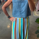 Nellie Top in Denim