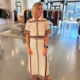 Dillon Skirt in Rust Dot