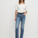 The Valentina Super High Rise Straight Jeans