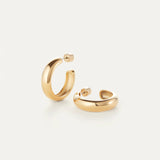 Staple Hoops Gold -Medium