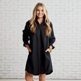 Kimberly Dress -Velvet Black