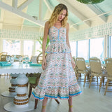 Lacey Dress -Pastel Botanicals