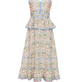 Lacey Dress -Pastel Botanicals