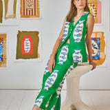 Isla Skirt -Herring Green