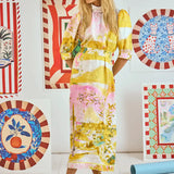 Langley Dress -Ethereal Garden