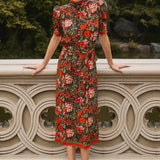Langley Dress in Holiday Floral