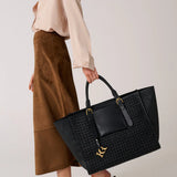 KINNON BY ROMY TOTE BAG IN BLACK