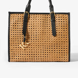 KINNON BY ROMY TOTE BAG IN BISCOTTO