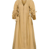 Lavin Dress in British Khaki