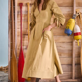 Lavin Dress in British Khaki