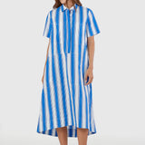 City Dress -French Stripe
