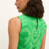 Davis Shell Top -Emerald