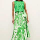 Estine Wrap Skirt -Verdant