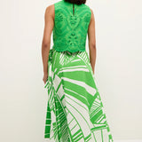 Estine Wrap Skirt -Verdant