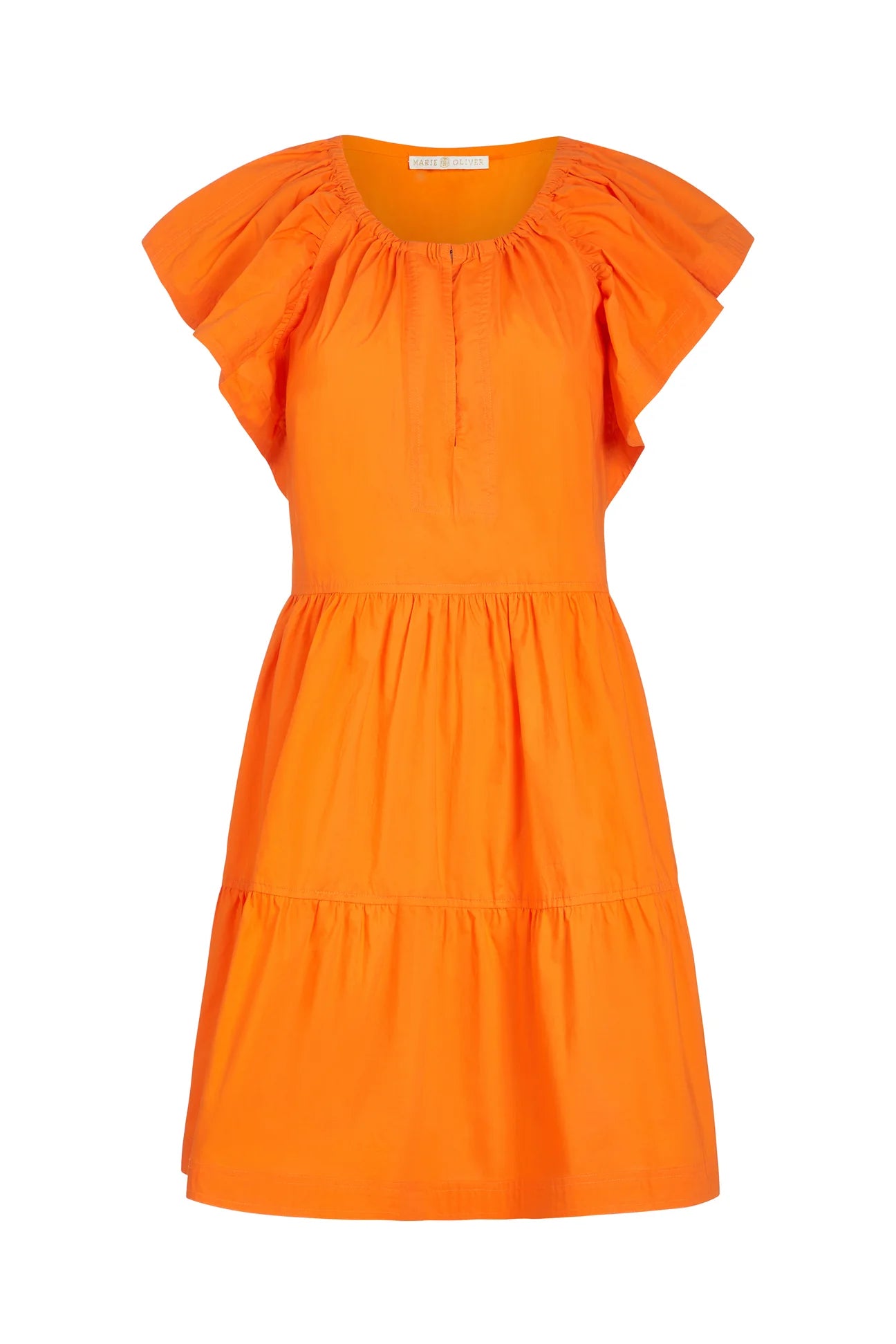 Kara Dress - Tangerine Orange