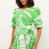 Rita Wrap Dress -Verdant