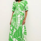 Rita Wrap Dress -Verdant