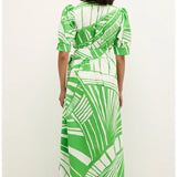 Rita Wrap Dress -Verdant