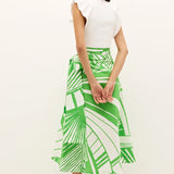 Estine Wrap Skirt -Verdant