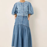 Sophie Skirt in Lightwash