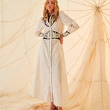 Mariposa Long Dress -Vanilla