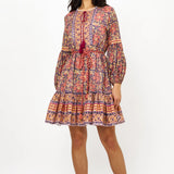 Balloon Drop Mini Dress -Matera Navy