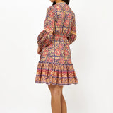 Balloon Drop Mini Dress -Matera Navy