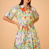 Peyton Dress -Amalfi Tiles