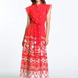 Taylor Dress - Cerise Tulum