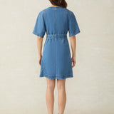 Denim Camille Mini Dress -Sadona Blue