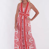 Gwendolyn Maxi Dress -Papyrus Geranium
