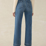 Stretch Terry Patch Pocket Ankle Pant -Riverton