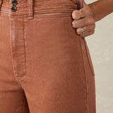Stretch Terry Harbor Pant -Russet