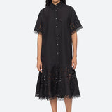 Marja Shirt Dress -Black