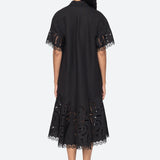 Marja Shirt Dress -Black