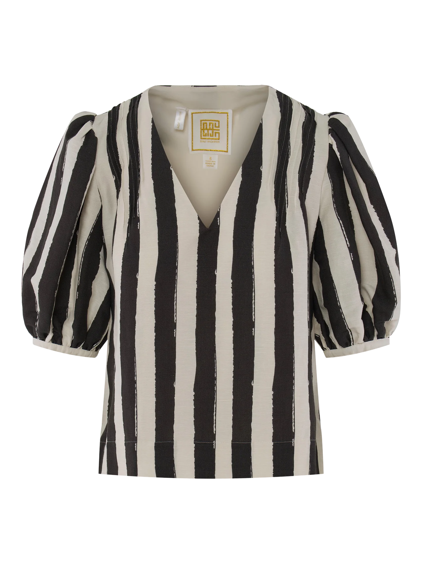 Penny Top -Stripe Noir