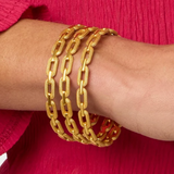Cheval Paperclip Bangle -Small