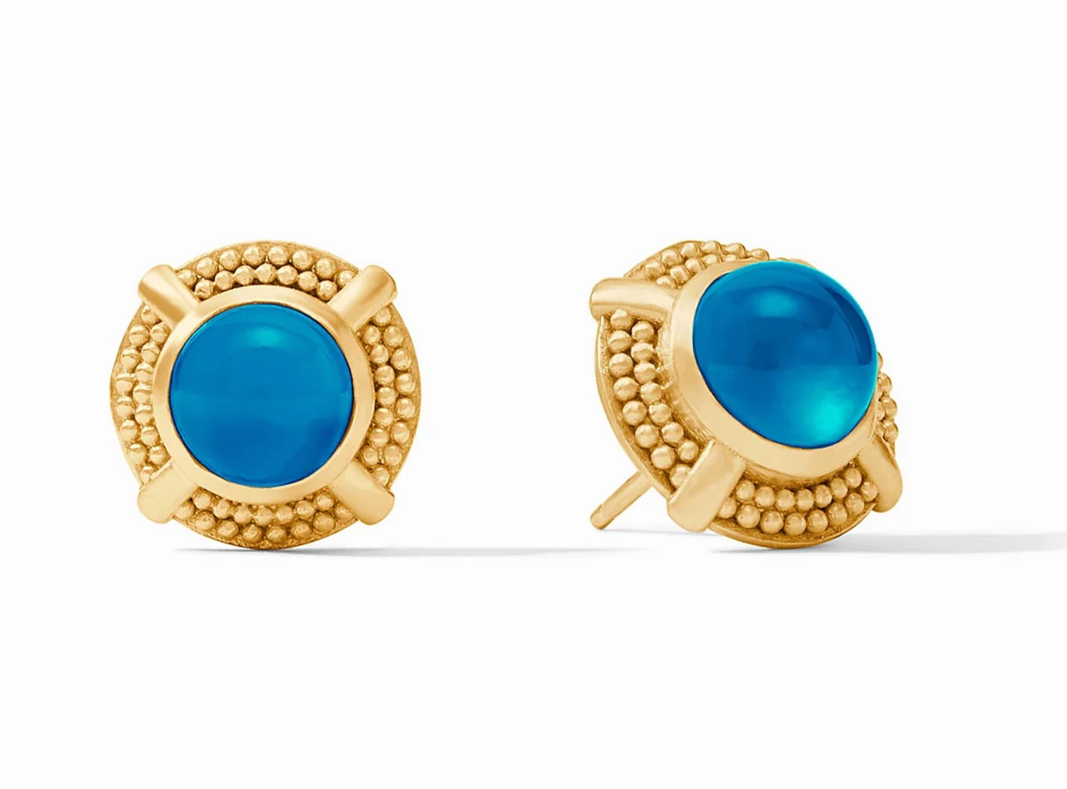 Cabochon Stud Earring
