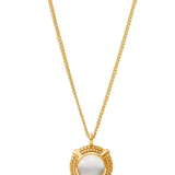 Cabochon Solitaire Necklace