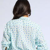 Sofia Top -Blue Hearts