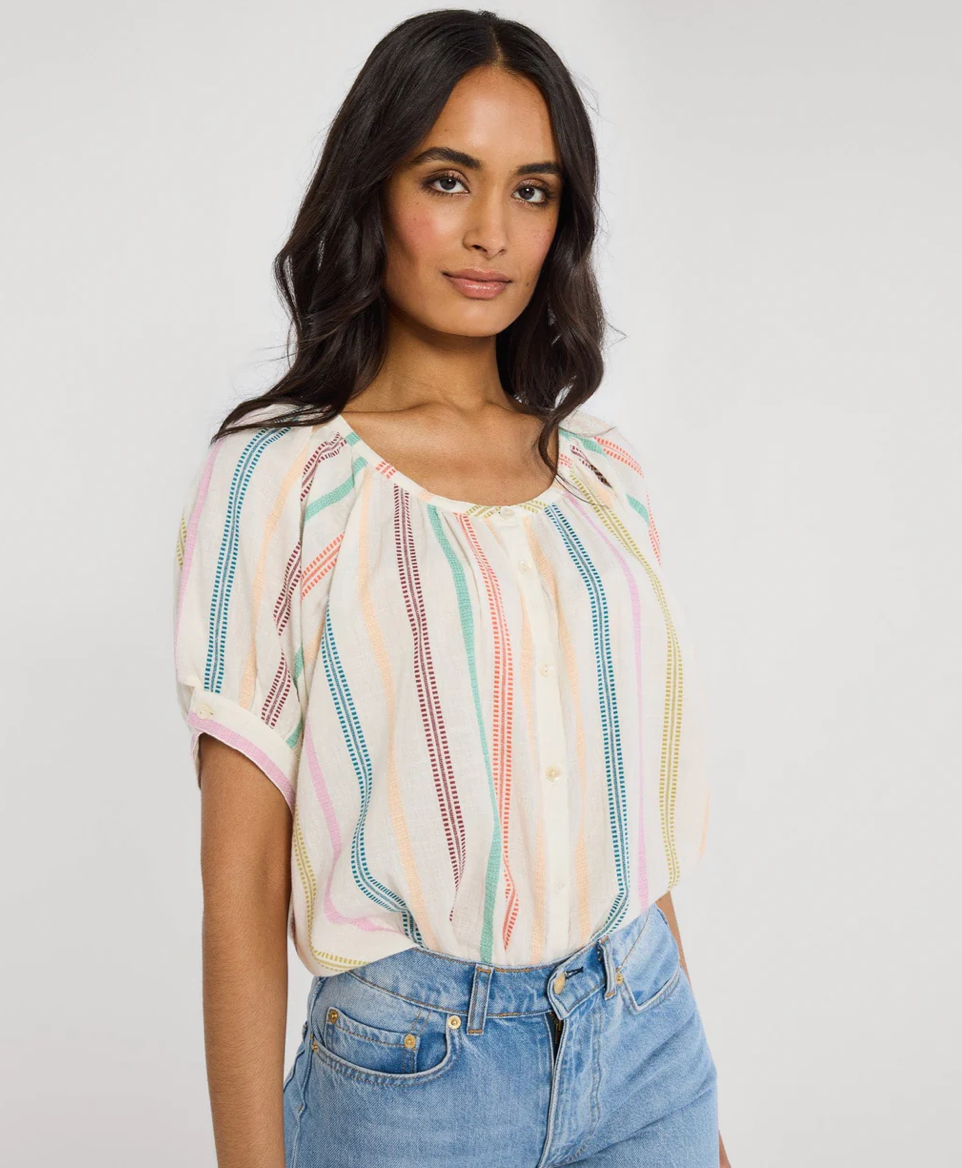 Naomi Top - Mallorca Stripe