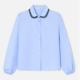 Dr Bloom Blue Collared Shirt
