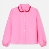 Dr Bloom Pink Collared Shirt