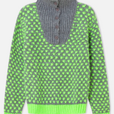 Green and Grey Optimist Sweater
