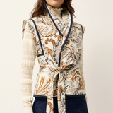 Bowie Vest in Trinity Paisley Print