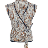 Bowie Vest in Trinity Paisley Print