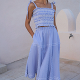 Olivia Skirt in Sconset Blue