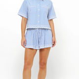 Riley Shorts in Sconset Blue