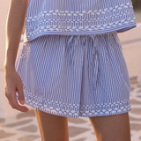 Riley Shorts in Sconset Blue